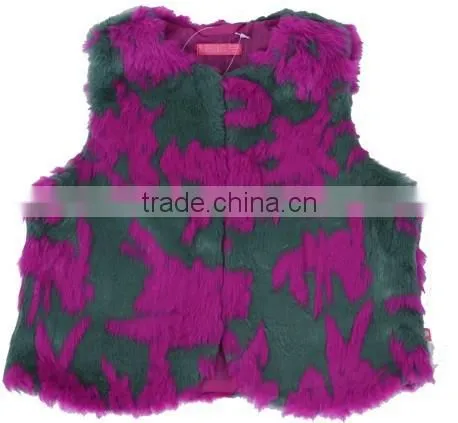 Girls Casual Fake fur vest RKJ006