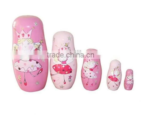 Home decoration wooden nesting doll