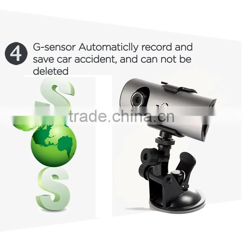 Motion detect car dash video camera recorder dvr gps