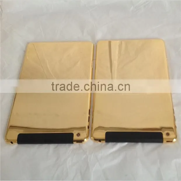 luxury customized 24ct rose gold edition for ipad air ,for ipad 24k gold plating factory direct