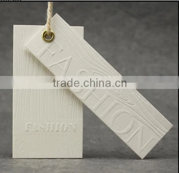 directly factory cuatomizered high grade clothing hang tag