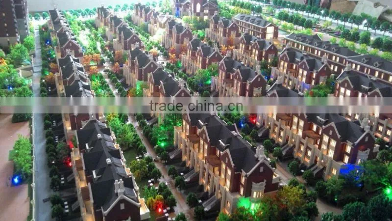 1/100 Apartment buildings maquette architectural scale model maker