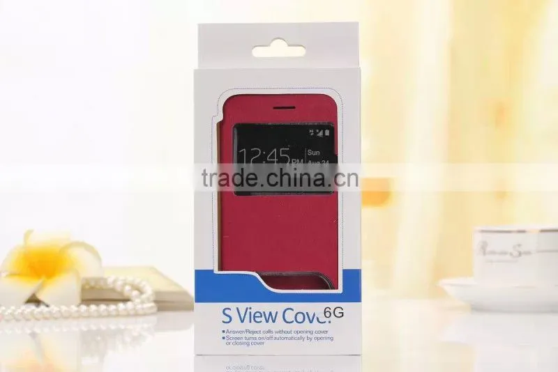 2015 new product mobile phone case for iPhone 6, for iPhone 6 smart case, leather phone case
