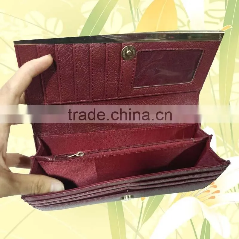 Good quality and fancy PU leather wallet for ladies or girls