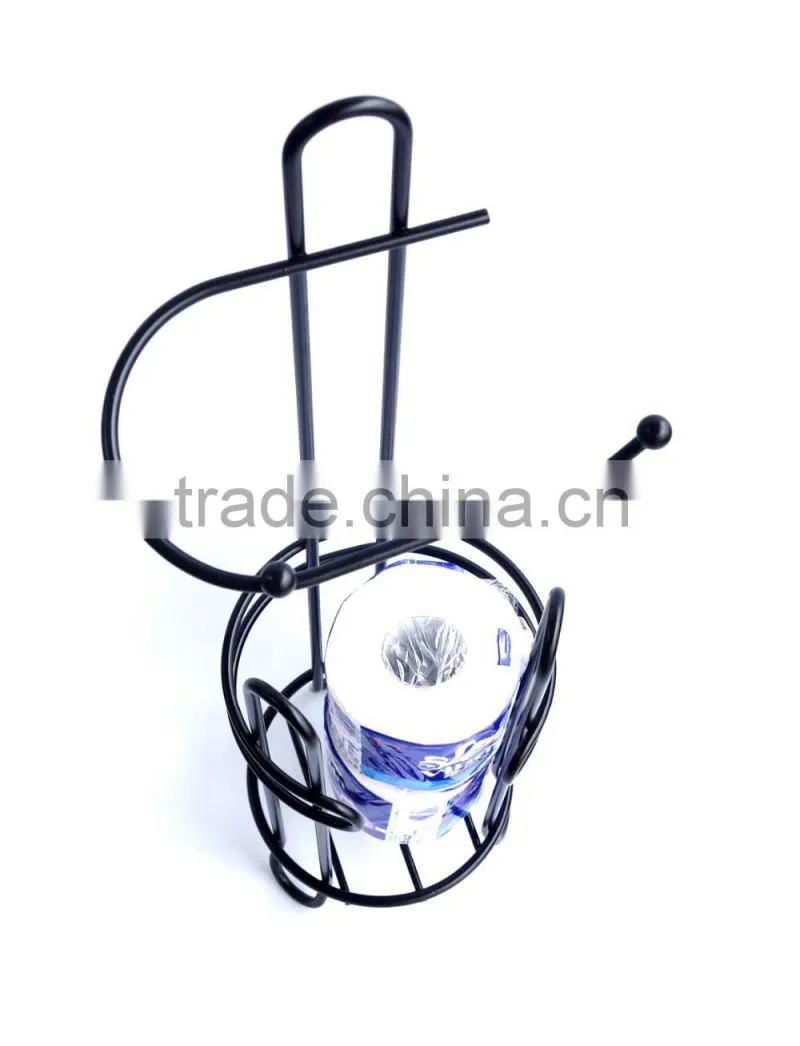 Homestar Waterproof Toilet Paper Holder Free Standing Stainless Toilet Paper Holder