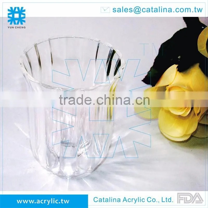 Plastic Acrylic Star design Bottom Tumbler