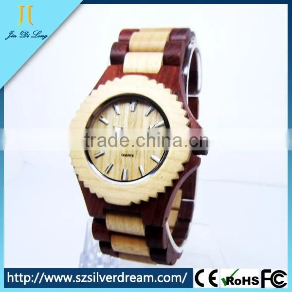 Fahional wrist branded vogue wholesale cheap men wood watches