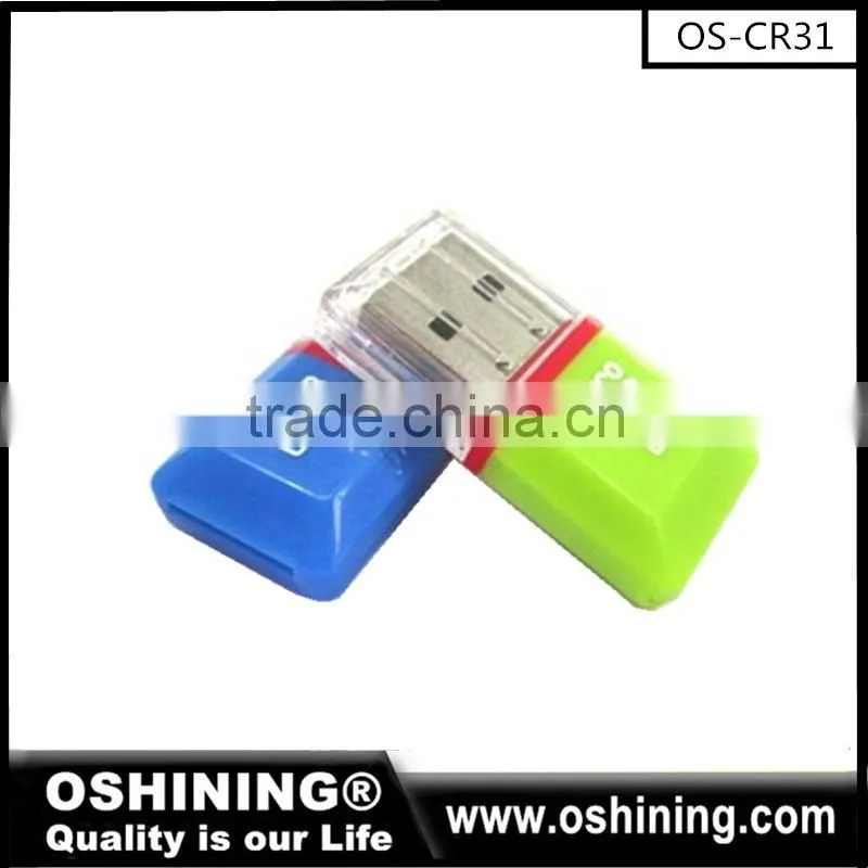 2016 Top selling high quality plastic smart card reader free sample(OS-CR11)