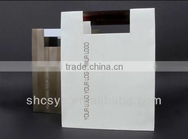AEP 2013 New fashion paper bag for customized Logo with fixed horizontal handle