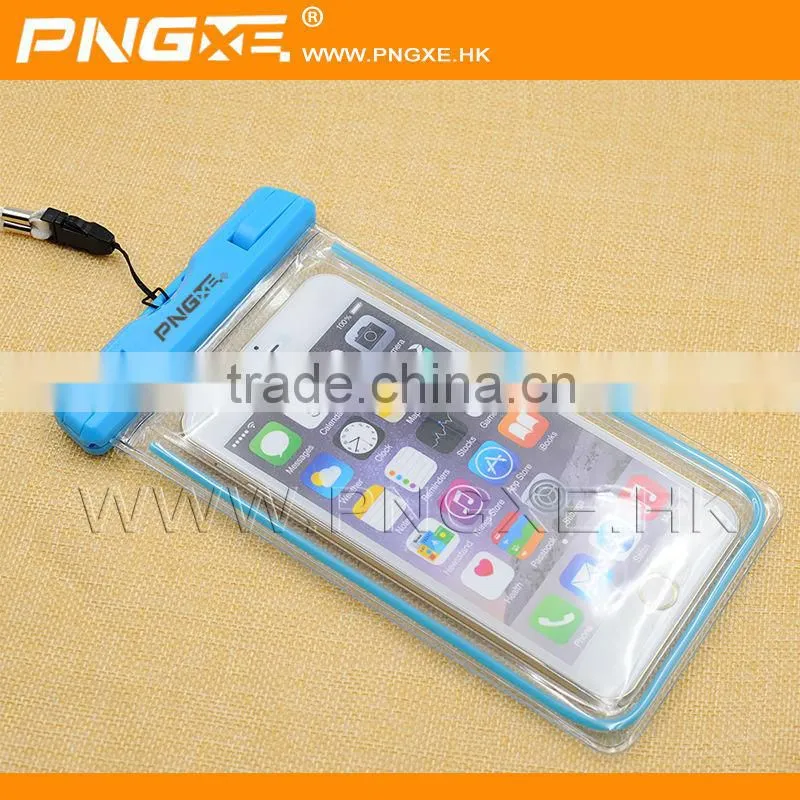 wholesale hot selling soft pvc waterproof bag for iPhone 6 for Samsung S7
