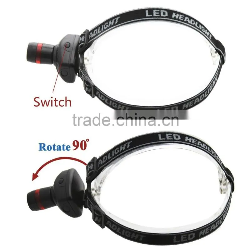 3W Focus Zoom LED Headlamp 3 Mode Energy Saving Outdoor Sports Camping Fishing Head Lamp Flashlights