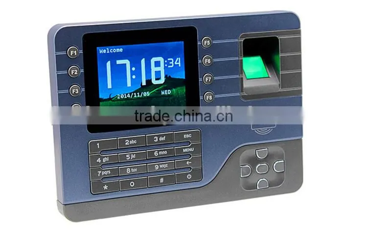 Realand 3.2'' Colorful TFT screen network Web TCP/IP biometric fingerprint time attendance with 3000 templates