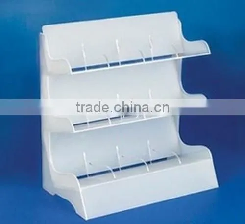 Acrylic cell phone accessory display stand