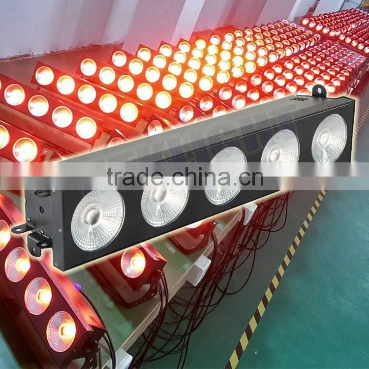 5*15W cob rgb 3in1led blinder dmx stage light