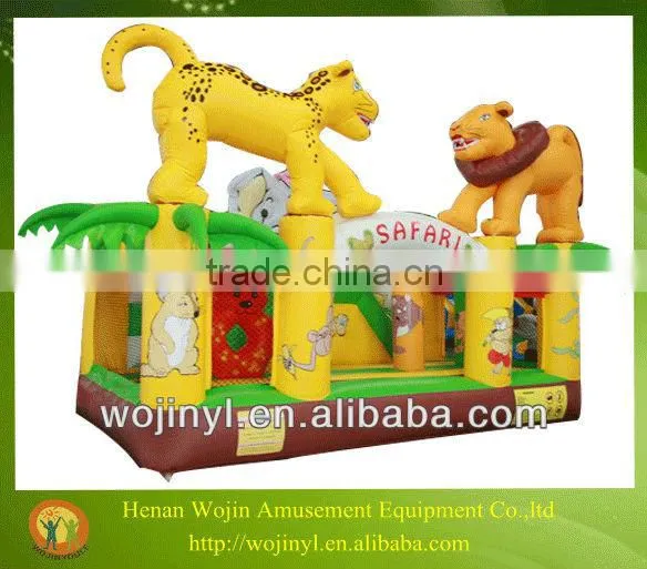 Inflatable combo castle for kids/inflatable games