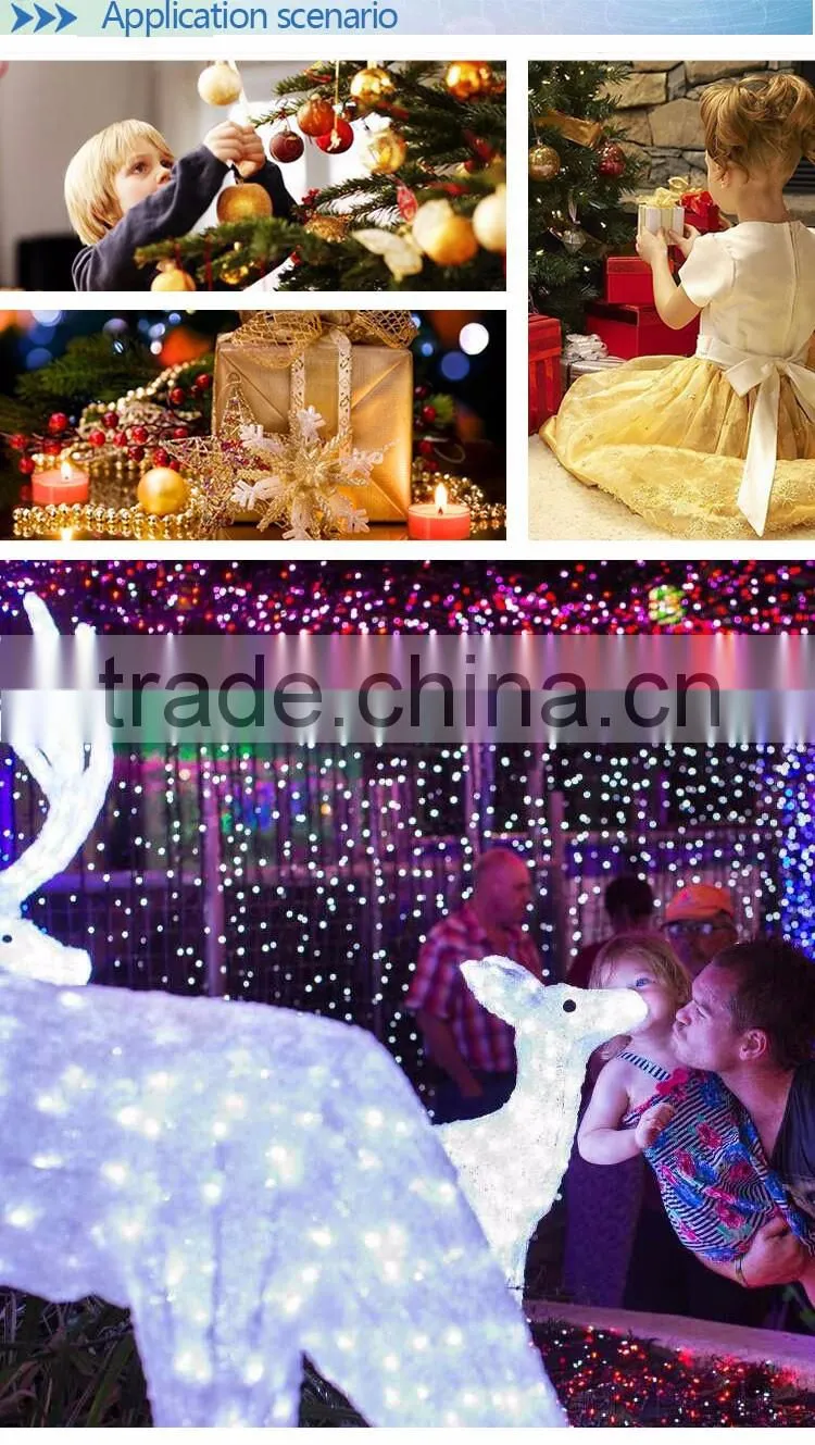 Outdoor decoration Christmas crafts deer light, Deer cart led motif lights