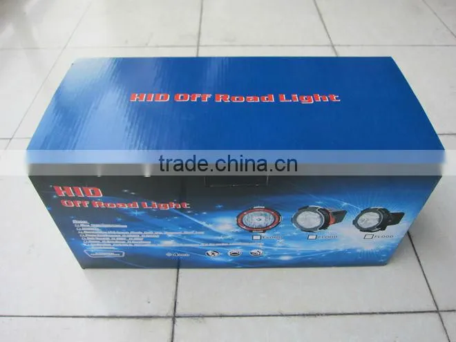 12V 35W 55W 9-32V hid driving light work light 75W 7 inch hid spot light 4x4