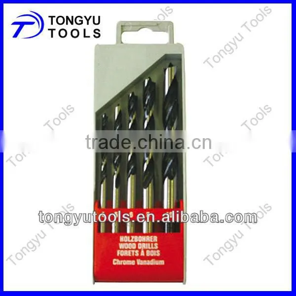 5PCS Wood Working Drill bits Sets in plastix box