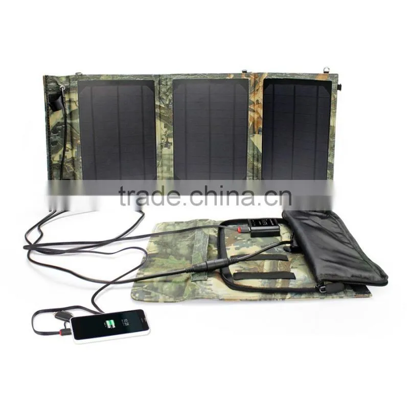 The hottest selling 15W waterproof and flexible solar panel for mobile phone charge