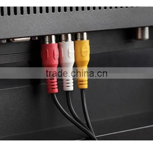 Original Xiaomi AV Cable 3.5mm to RCA 1.5m Black Audio Video Cable for Xiaomi Mi TV Box 3