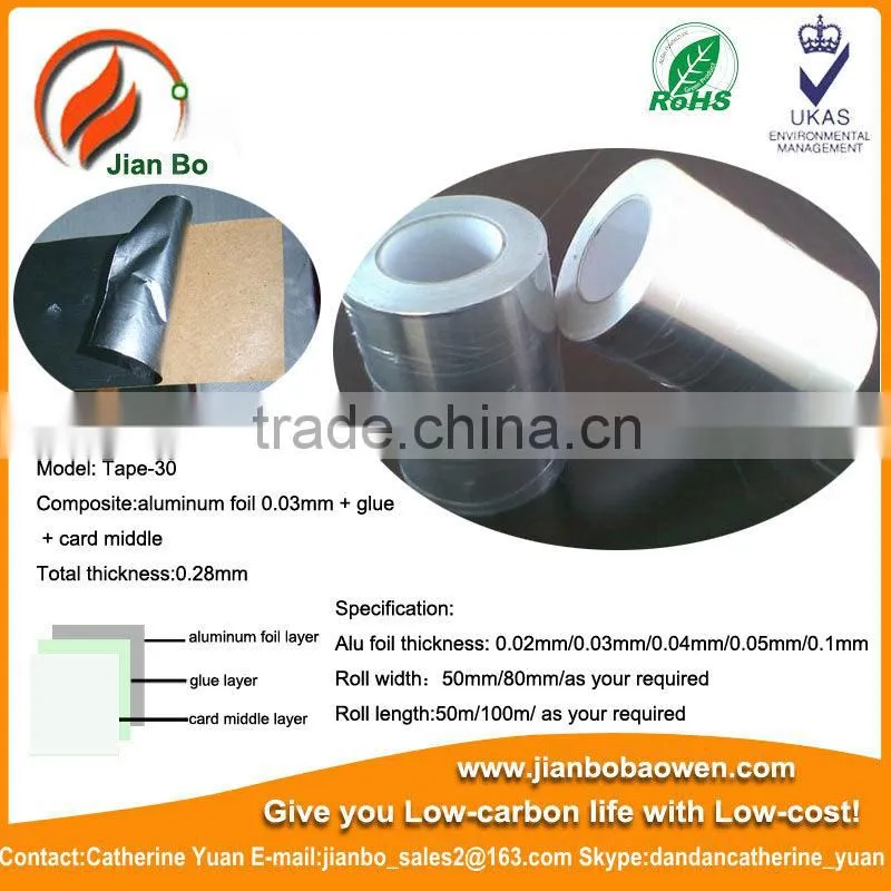 For air conditioner / refrigerator Aluminum tape / aluminum foil tape