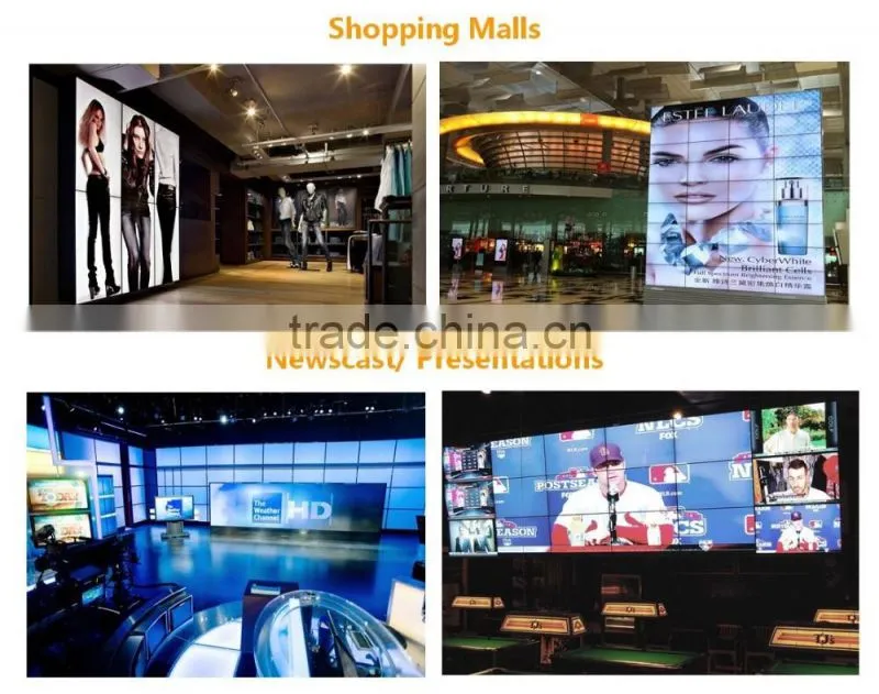 EKAA 47inch multi display screens video wall advertising media player