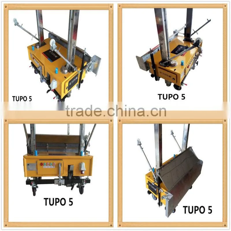 2014 Tupo-5-1000 original automatic wall rendering machine for Dubai market