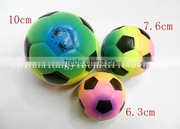 color coconut PU foam Ball High quality children toy balls Soft anti stress ball