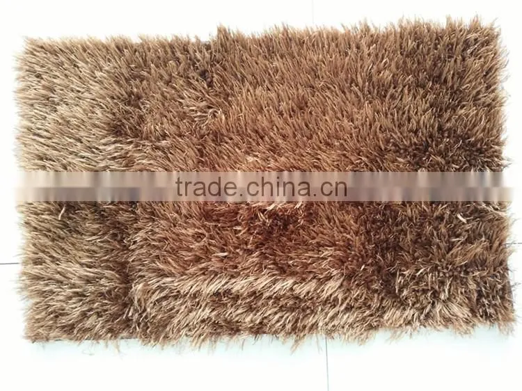 microfiber fluffy chenille home rug