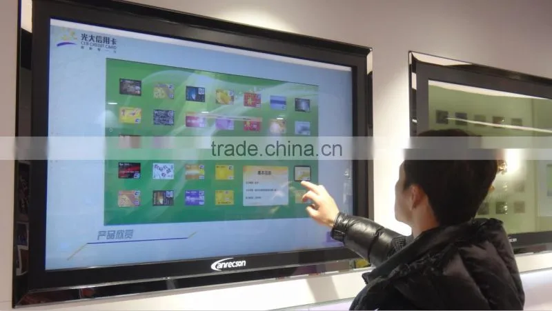 Advertising transparent lcd display for product showing 22",46"