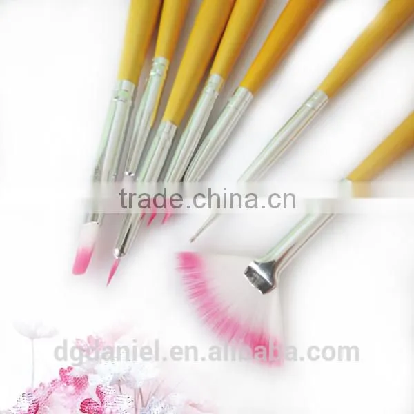 7 pcs Nail brush set, cleaning brush pen