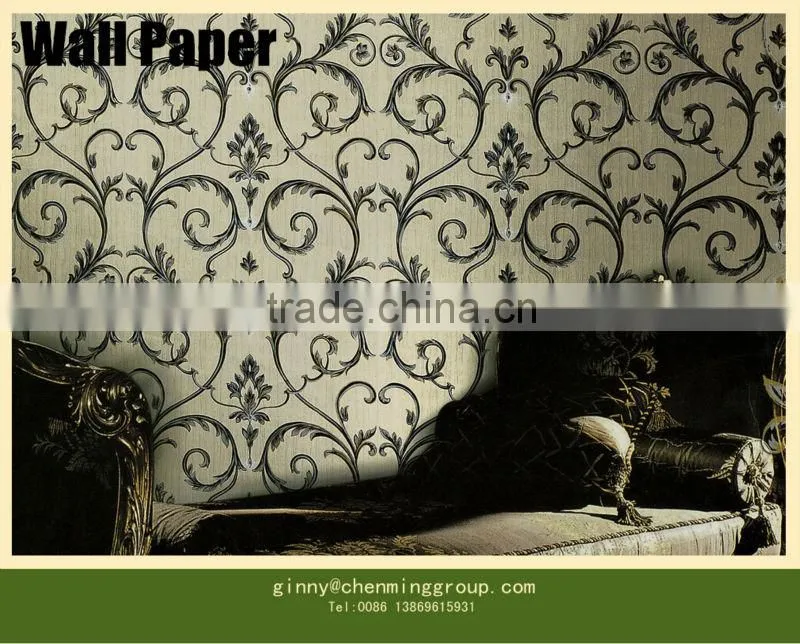 New style PVC wall paper for home decoration