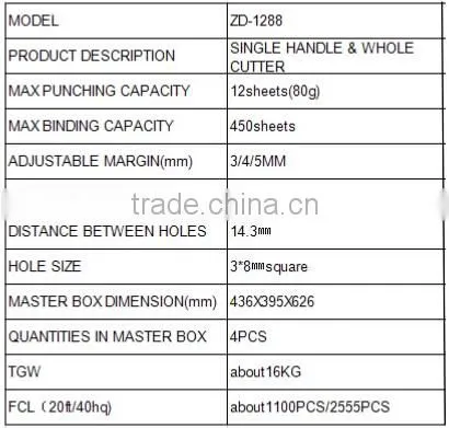 GENGSHUN brand office equipment factory price advantages of binding machine