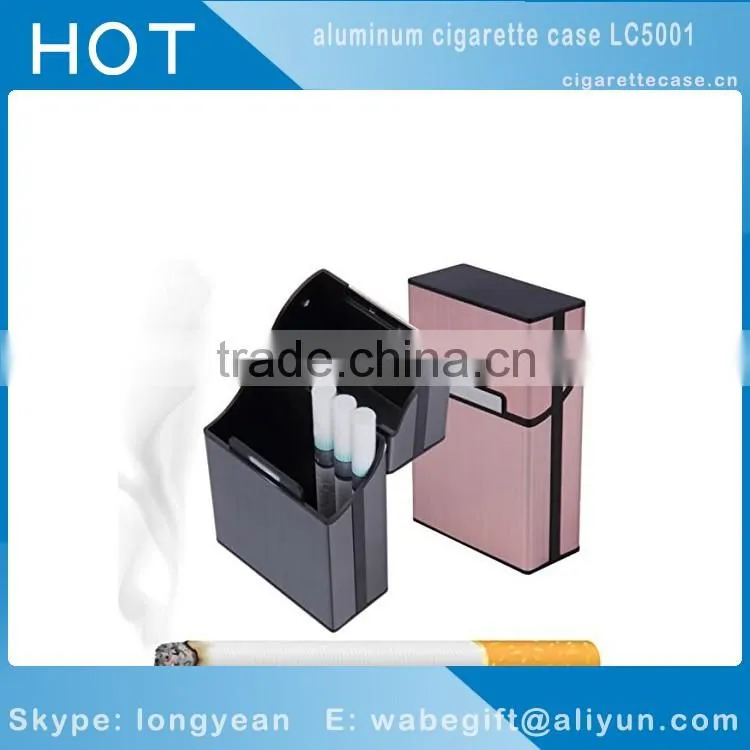 Light Aluminum Cigar Cigarette Case Tobacco Holder Pocket Box Storage Container