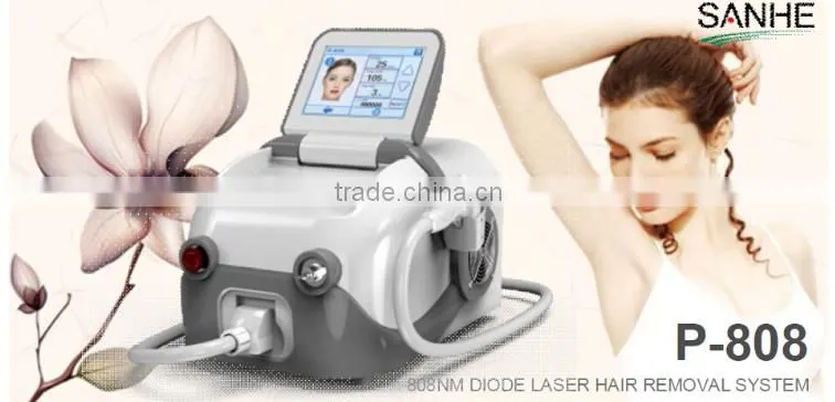 Hot sale portable 808nm diode laser hair removal machine/the best price