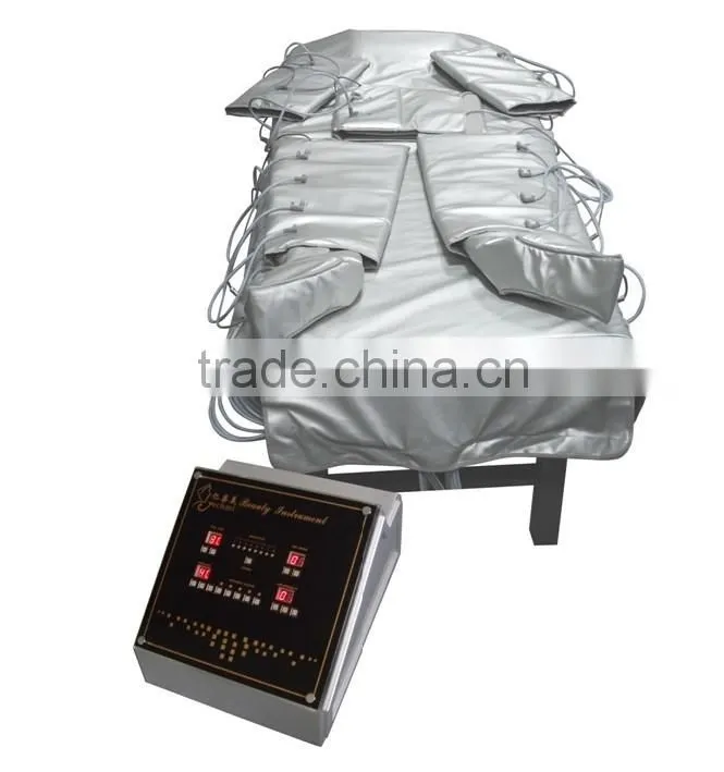 3 in 1 EMS Muscle Stimulation Far Infrared Sauna Blanket Body Wrap Thermal Blanket Slimming