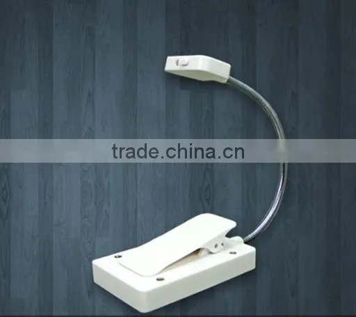 solar led book light with clip