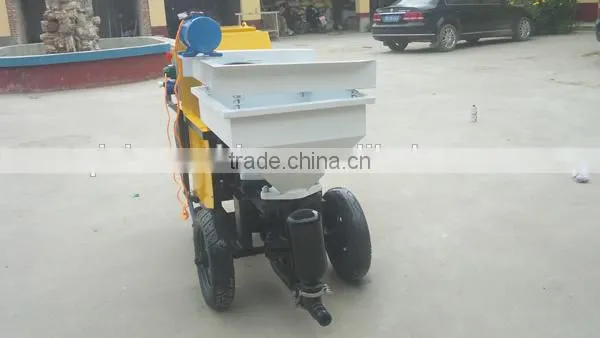high efficiency small cement mortar spray machine