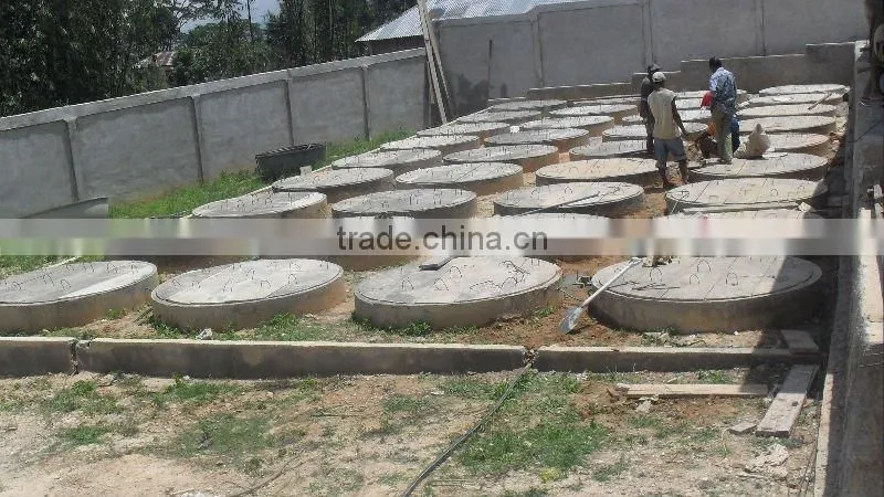 Medium size anaerobic digestion system uesd for human and animal feces biogas plant