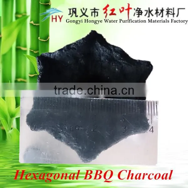 Smokeless ,no smell and 6-7 hours buring time high tempature and high hardness, density Machine made Charcoal / BBQ charcoal