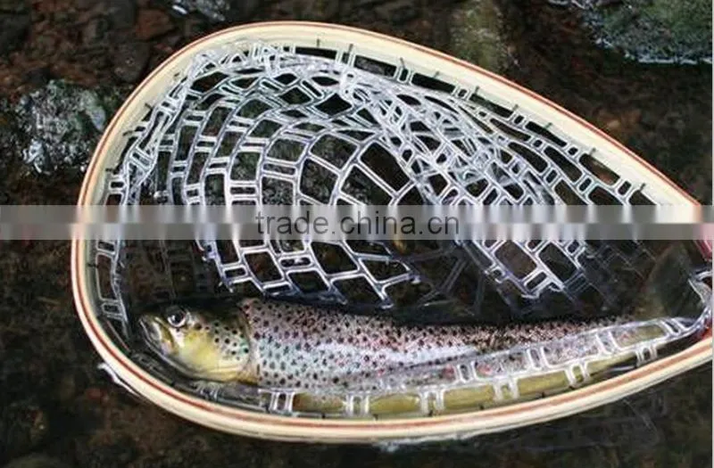 hand wooden rubber fishing net