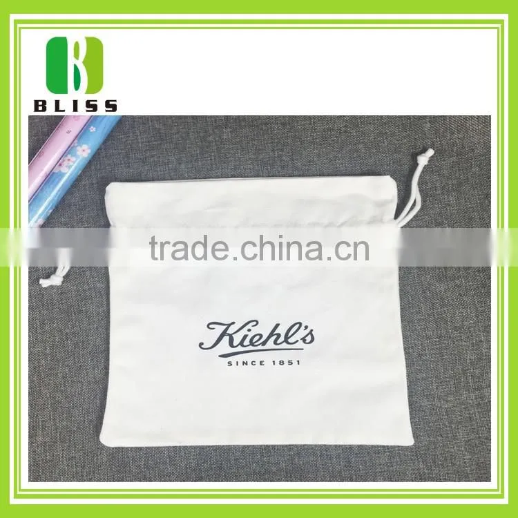 Top selling custom promotional cheap cotton canvas drawstring bag