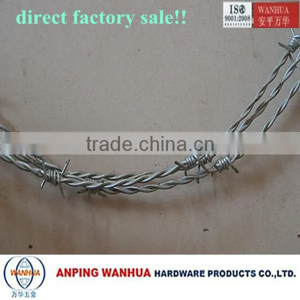 Anping Wanhua--Factory price barbed wire grassland wire mesh