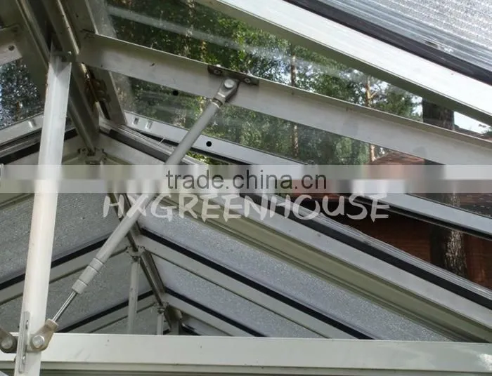Automatic thermal actuator for greenhouse ventilation