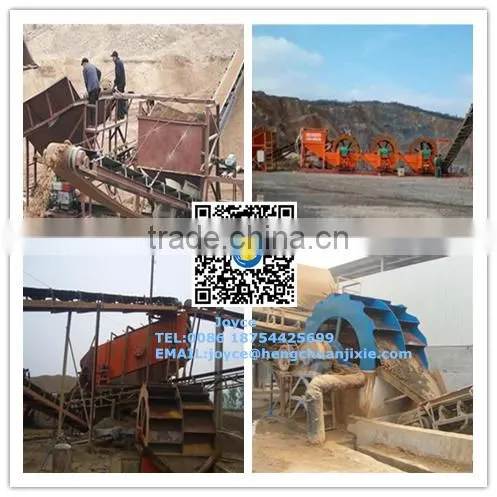 Wheel Sand Washing and Processing Machine, Construction Sand Making Machine For Sale