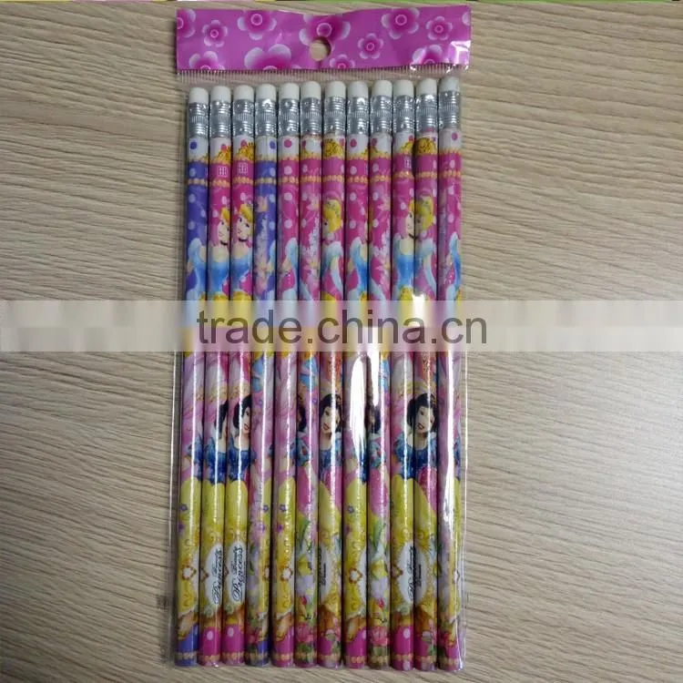 standard HB black lead pencil direct factory with low price