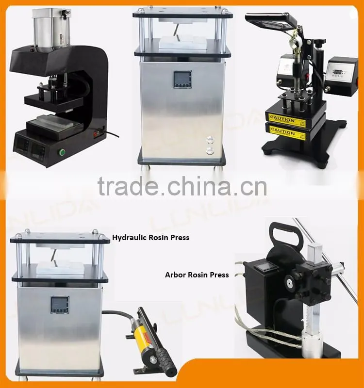 High pressure rosin press manual with 5"x5" double sided heating plates