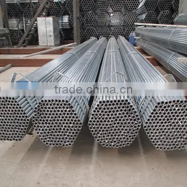 75mm welded cold rolled round pre galvanized steel pipe