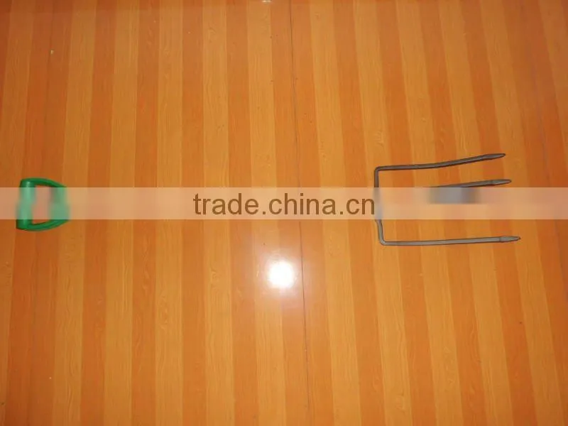 farming used fork with wooden handle
