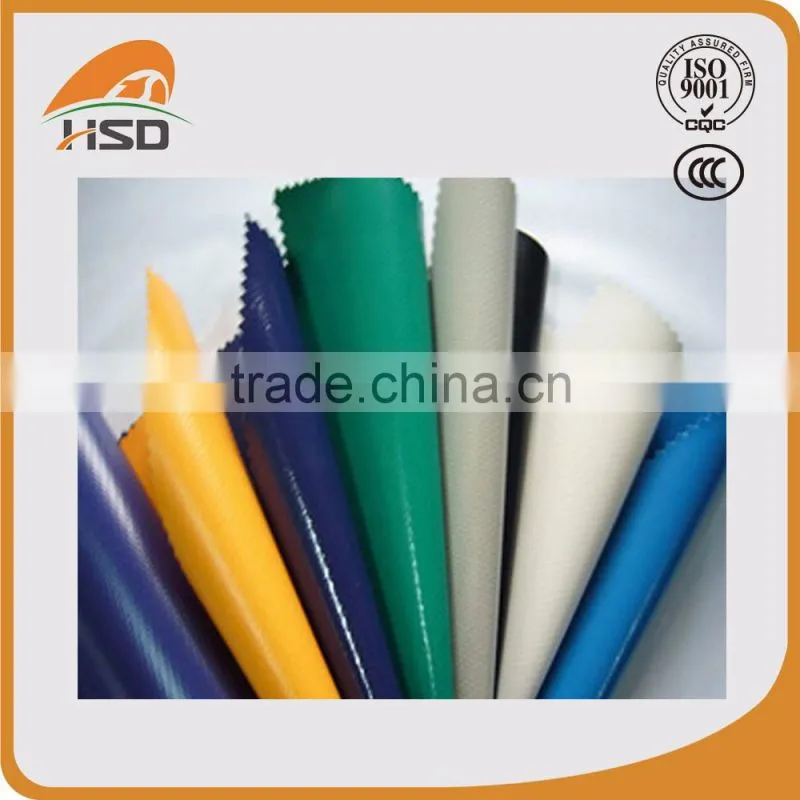 Eco-friendly pvc coated tarpaulin polyester fabric
